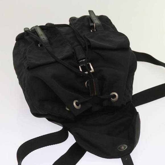 PRADA Backpack Nylon Black Auth ep2937 - Picture 10 of 16